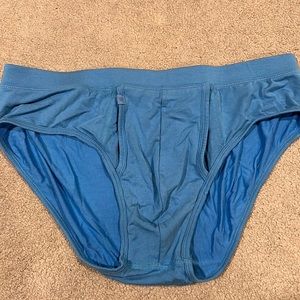 Mack Weldon large blue briefs